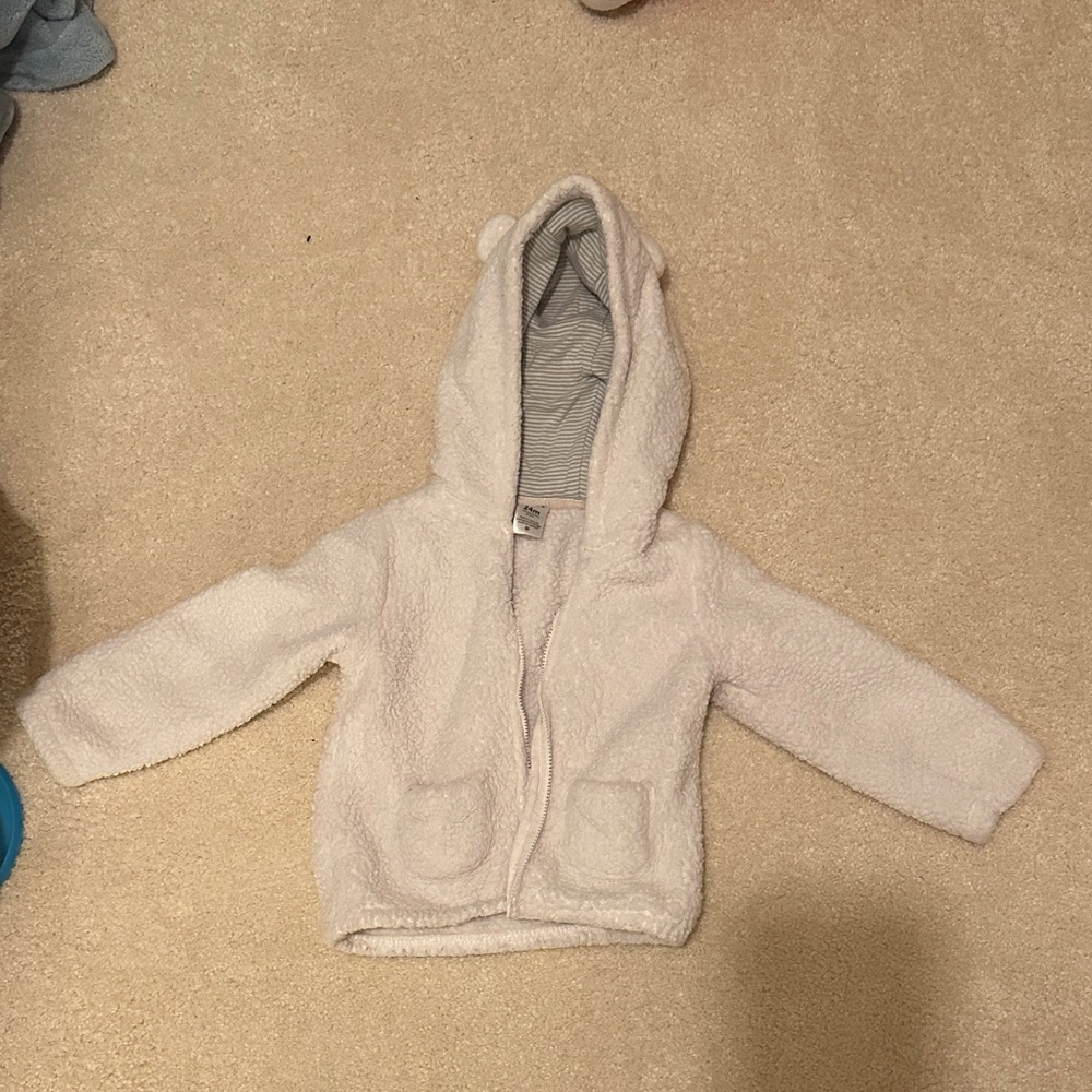 Carter's Cream Fleece Kids Jacket